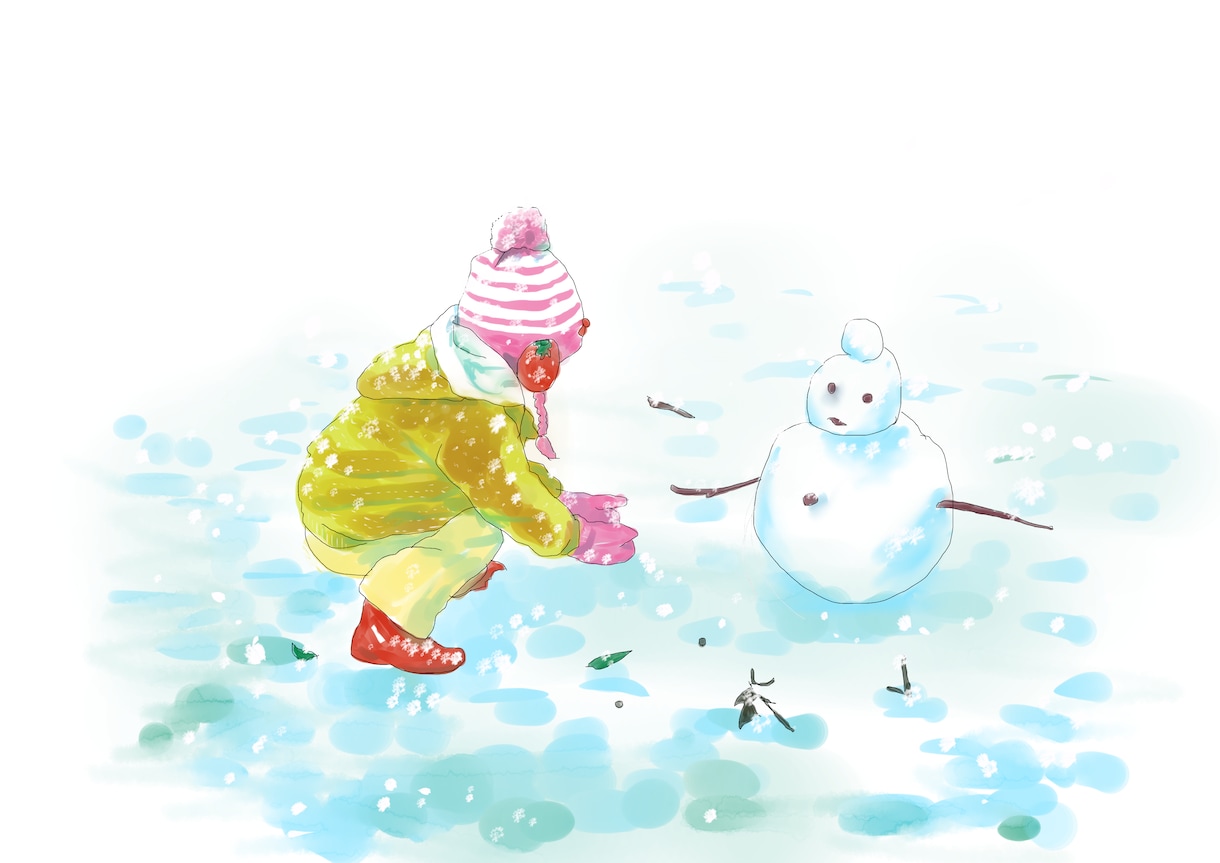 何気ない日常をイラストにします すてきな日常を思い出に♪後ろ姿や横顔でも♪ イメージ2