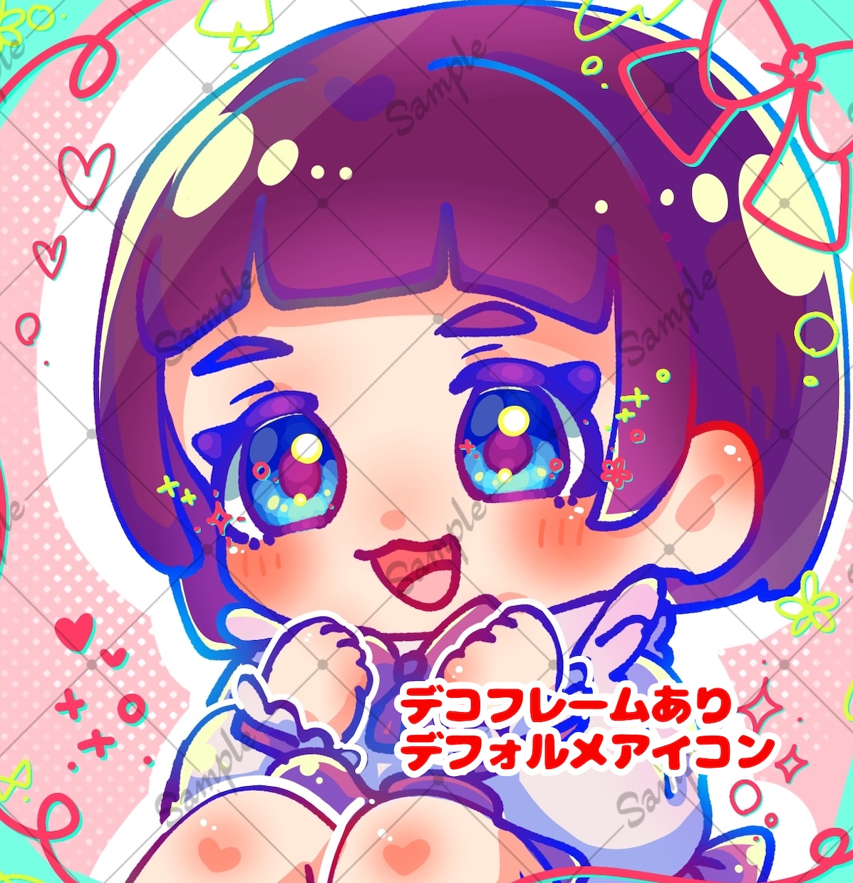 カラフルなアイコン制作いたします かわいくてポップな絵柄で描きます！ イメージ4