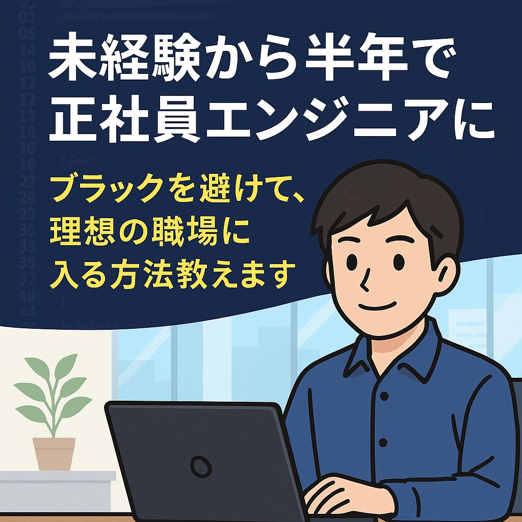 未経験からIT企業に就職します 現役エンジニアが語る会社の見極め方と就職術 イメージ1