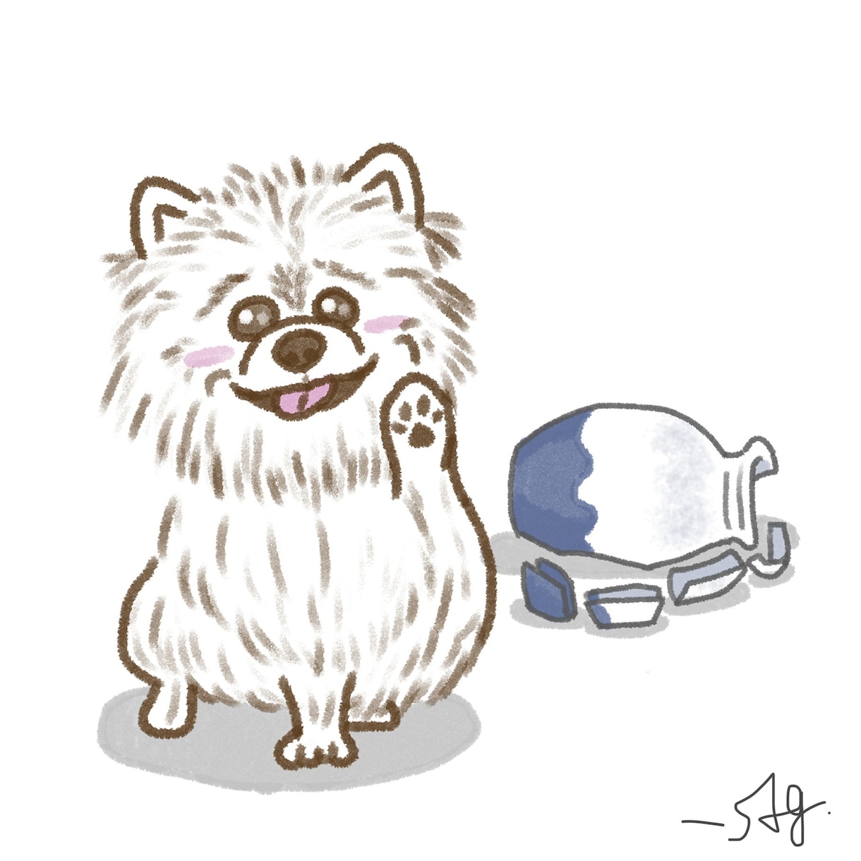 大切な家族をイラストにします 大切な家族をデジタル画のイラストでお届けします。 イメージ3