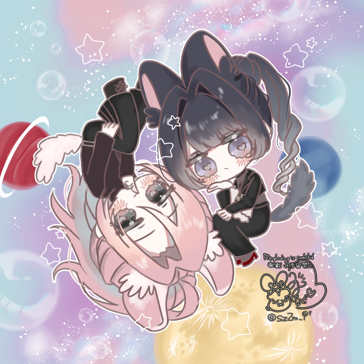 かわいいデフォルメキャラを描きます かわいくてゆるっとしたデフォルメキャラを描きます！！ イメージ2