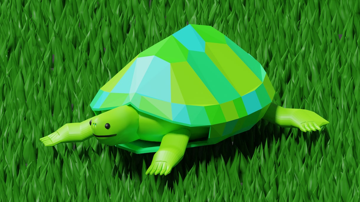 Blenderで3Dキャラモデルを作成します ブレンダーで色々な3Dキャラモデリング。 イメージ6
