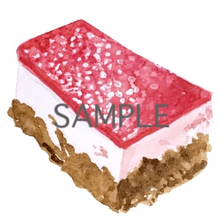完成品・水彩イラスト（ケーキ）販売していますます プリントアウトしてシールとかにいかがでしょう？ イメージ10