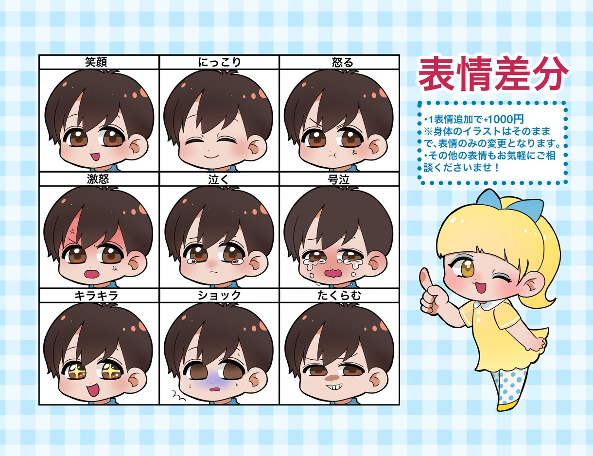 かわいいミニキャラ作成します まるっとかわいいミニキャラを作成します！ イメージ6