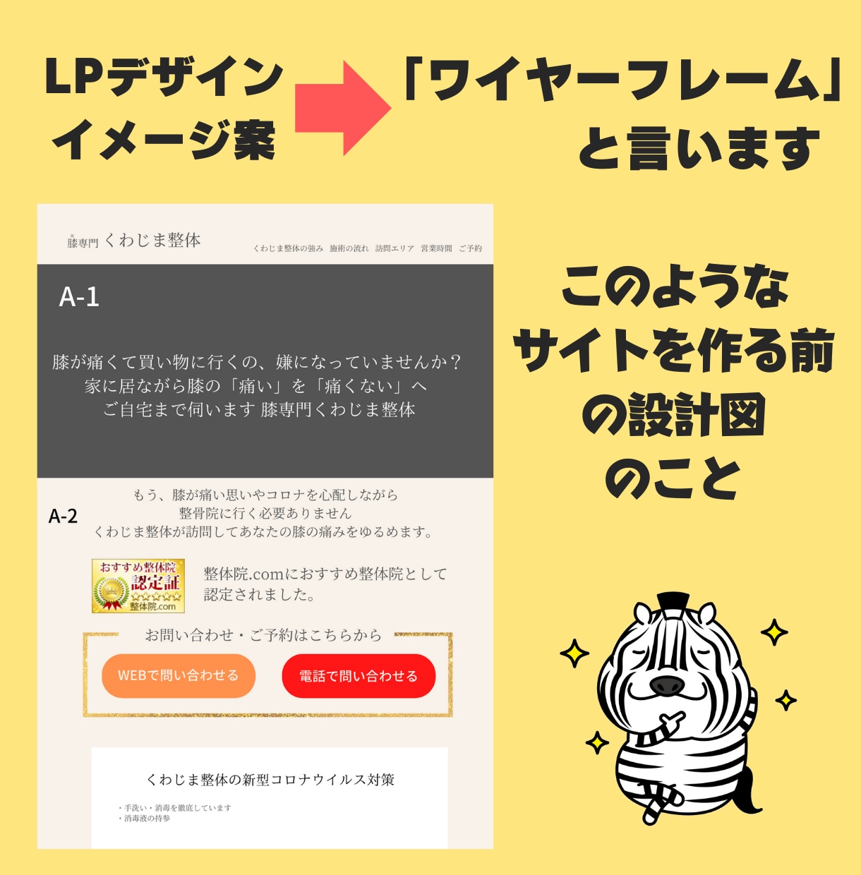 LPのイメージ案、ワイヤーフレームを作成します 広告マーケターが作る。売上・成約の重視のデザイン イメージ2