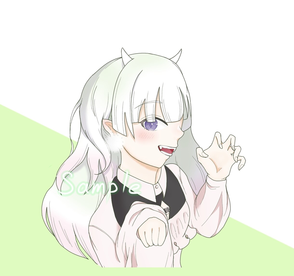依頼初心者大歓迎！◎アイコンイラスト描きます オプション料金無し！一律3000円でシンプルな価格設定！！ イメージ2