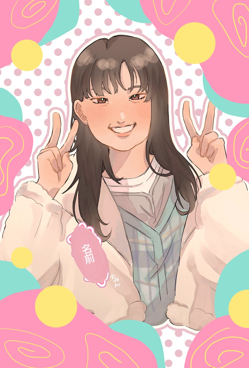 短時間で可愛いイラスト描きます 色鮮やかなデザインが生活を映えさせます✨️ イメージ1