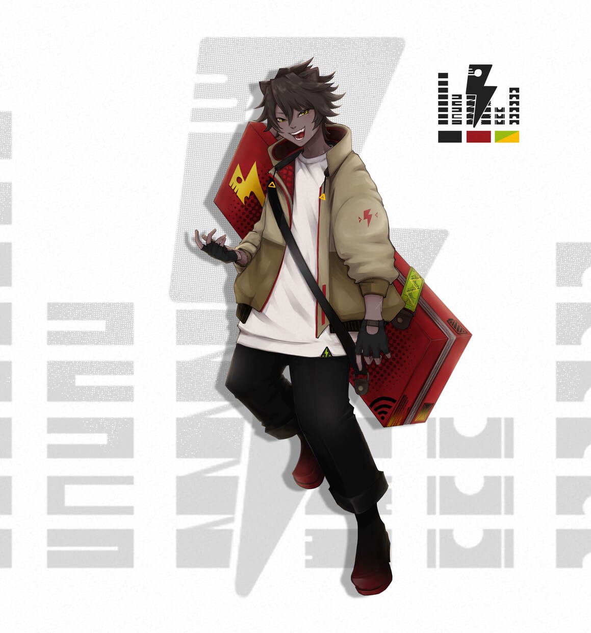 かっこいい系のイラスト全般・Live2D制作します キャラデザや1枚イラスト、Live2Dその他制作します！ イメージ6