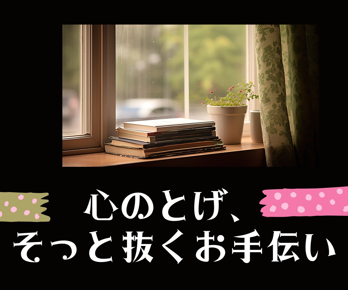 内向的で繊細なあなたへ。心のとげ、そっと抜きます たいしたことないと言えずに抱えた思い、大切に受けとめます。 イメージ1
