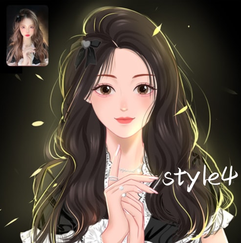 ５種類のテイスト☆専属の個性派似顔絵をお届けします 夢絵OK　こてきゃ、SNSアイコン、受付画面OK　画風寄せ可 イメージ4