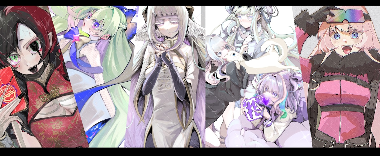 アイコン・立ち絵・一枚絵など丁寧に制作します TRPG・創作・小説(絵)など幅広く対応いたします！ イメージ1