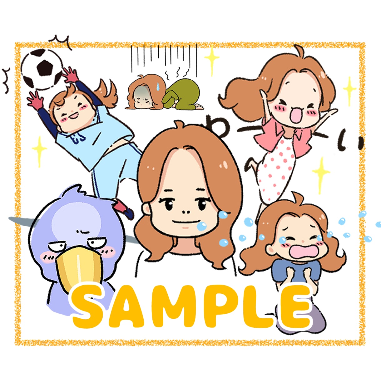 かわいい動物キャラ★人物や小物セットも作成します 動画や配信、スタンプやSNS、挿絵や教材などに★ イメージ10