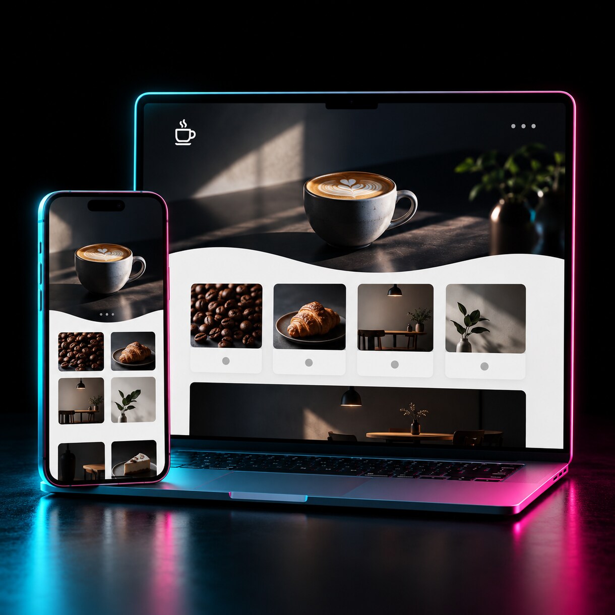 1ページのホームページを制作します スマホで伝わる、まず公開できるサイト イメージ1