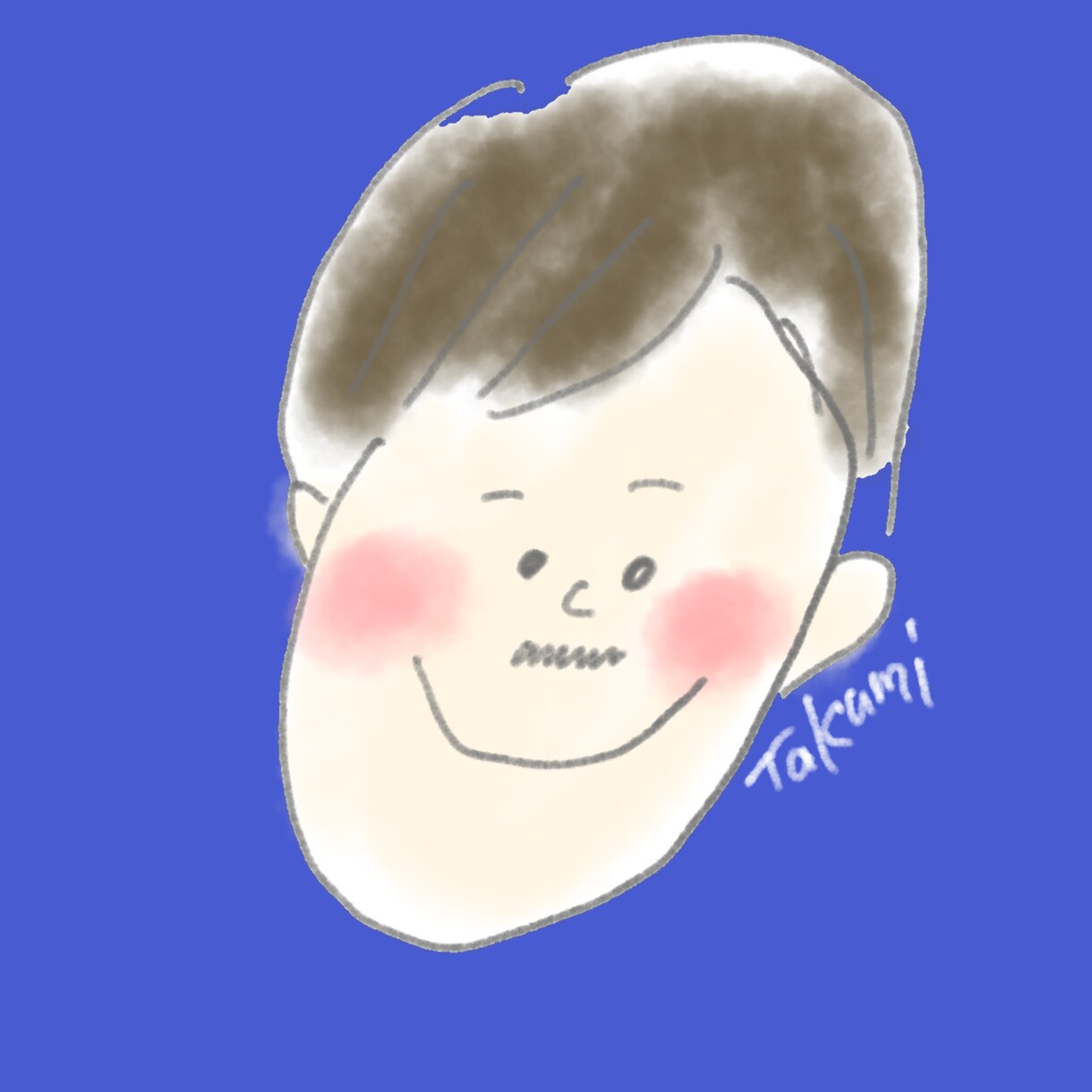 海外タッチで、水彩のほっこり似顔絵描きます 海外の子供が描いたような似顔絵を描きます。アイコンにも☺︎ イメージ2