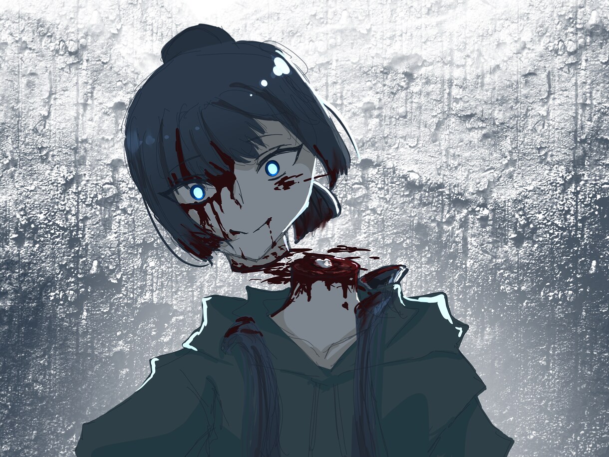 ダーク・不穏な雰囲気のイラストを制作します 歌ってみた/MV用サムネ対応。 イメージ9