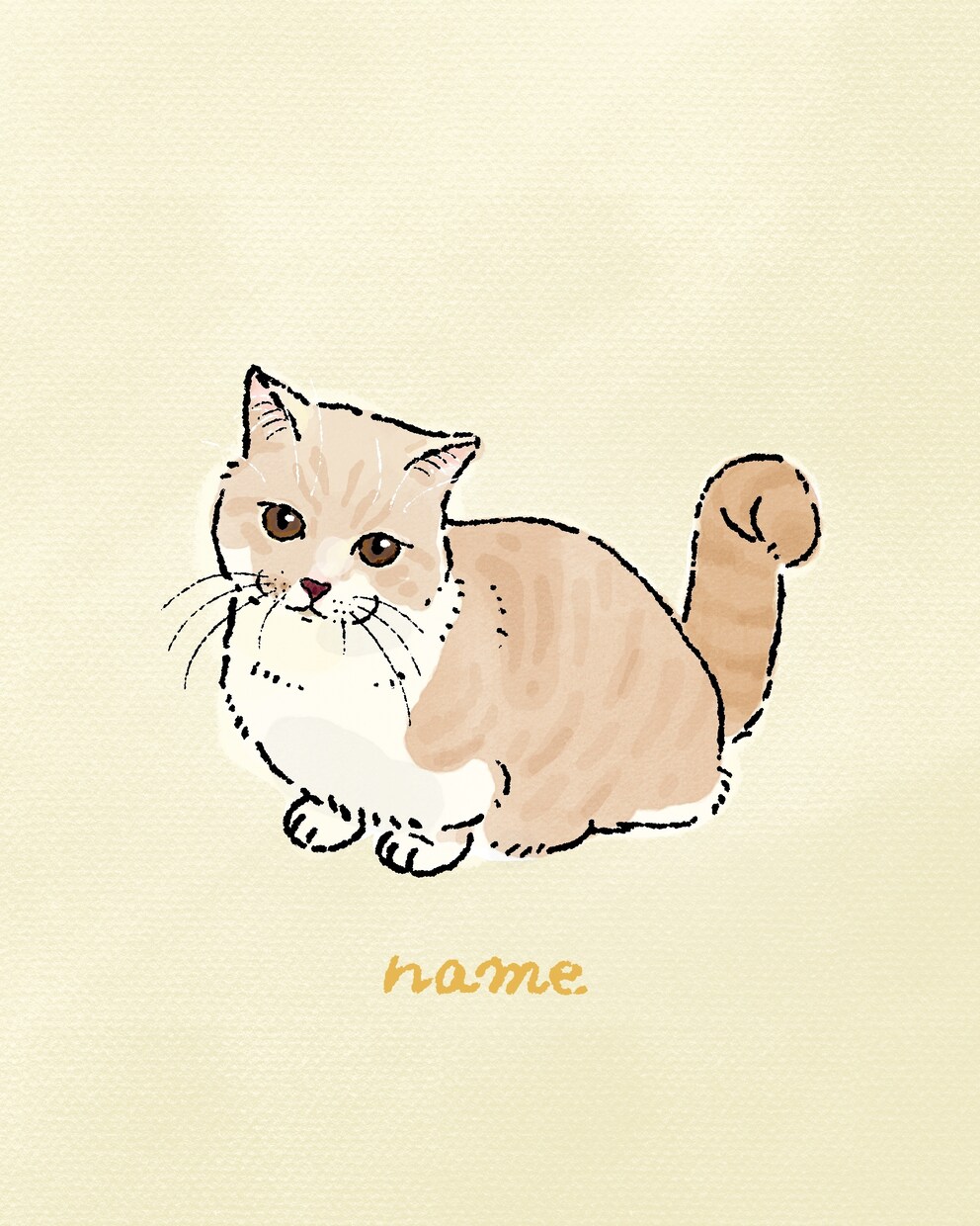 ねこちゃん似顔絵イラストお描きします うちの子グッズや贈り物、アイコンや名刺などに♪ イメージ2