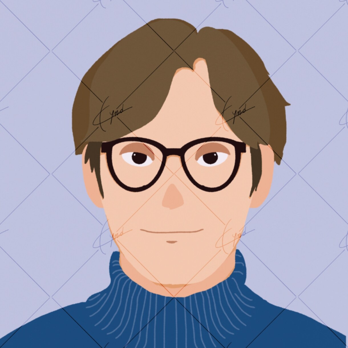 シンプルフラットな似顔絵アイコン描きます SNS・名刺・ブログ・ビジネスにもオススメです！ イメージ4