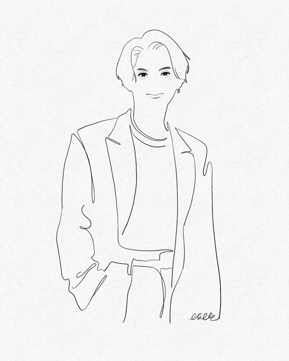 実績0！格安受付中！★お洒落な線画イラスト描きます アイコン・グッズなど用途に合わせたオリジナルイラスト イメージ4