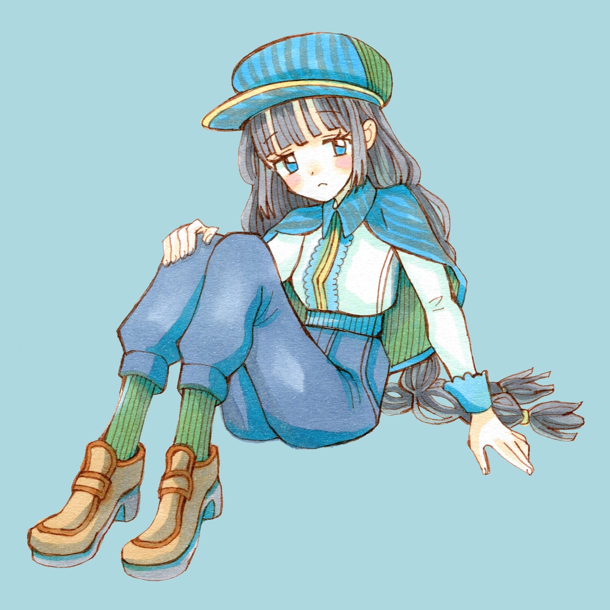 かわいくてポップなアナログイラストを制作します 見積もり相談でラフ提出無料☆お気軽にお問い合わせください イメージ1