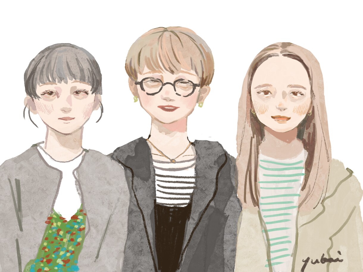 SNS等用の似顔絵制作します ご自身、またはパートナー、ペットとの絵が欲しい方へ イメージ5