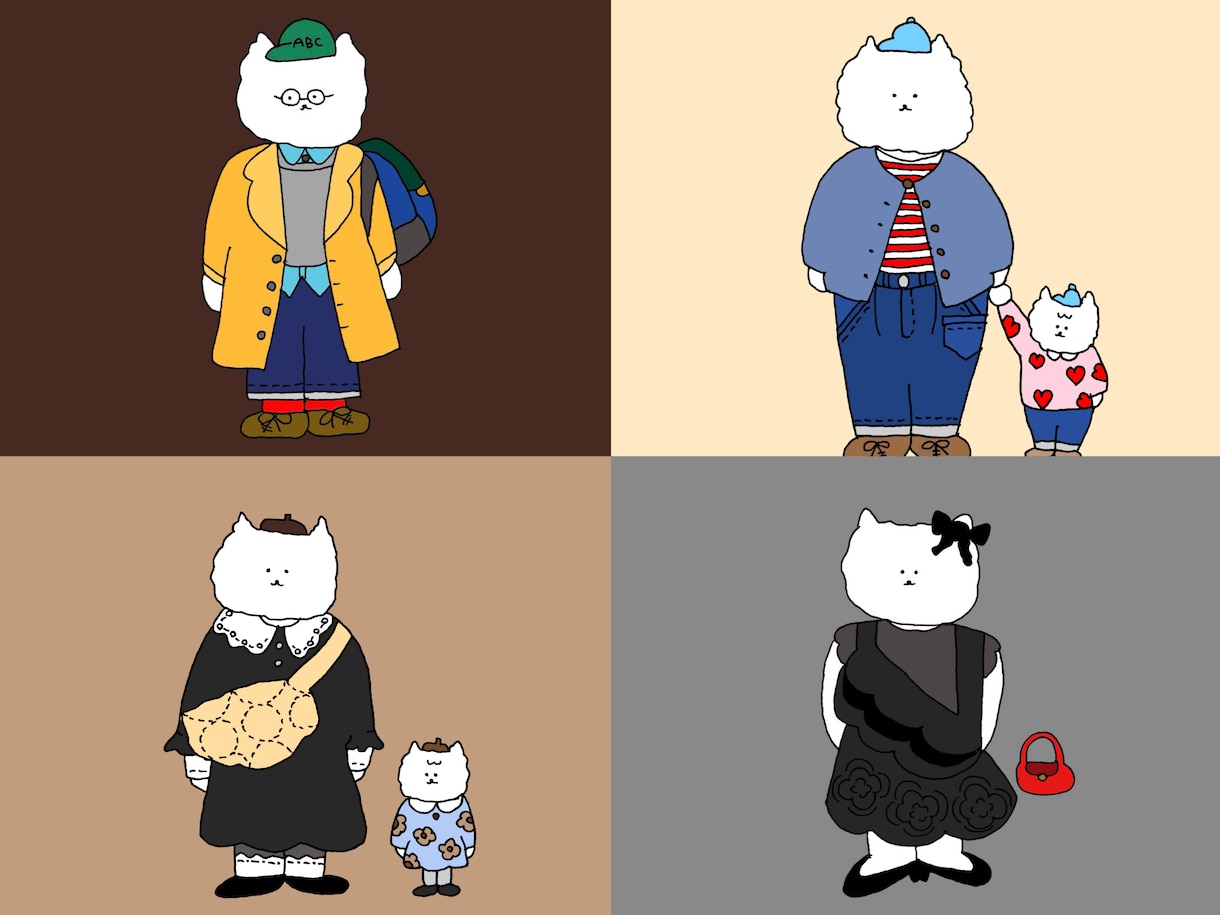 LINE・SNSのオリジナルアイコンを作成します 〜「しろいいぬ」にあなたらしさを〜 イメージ1