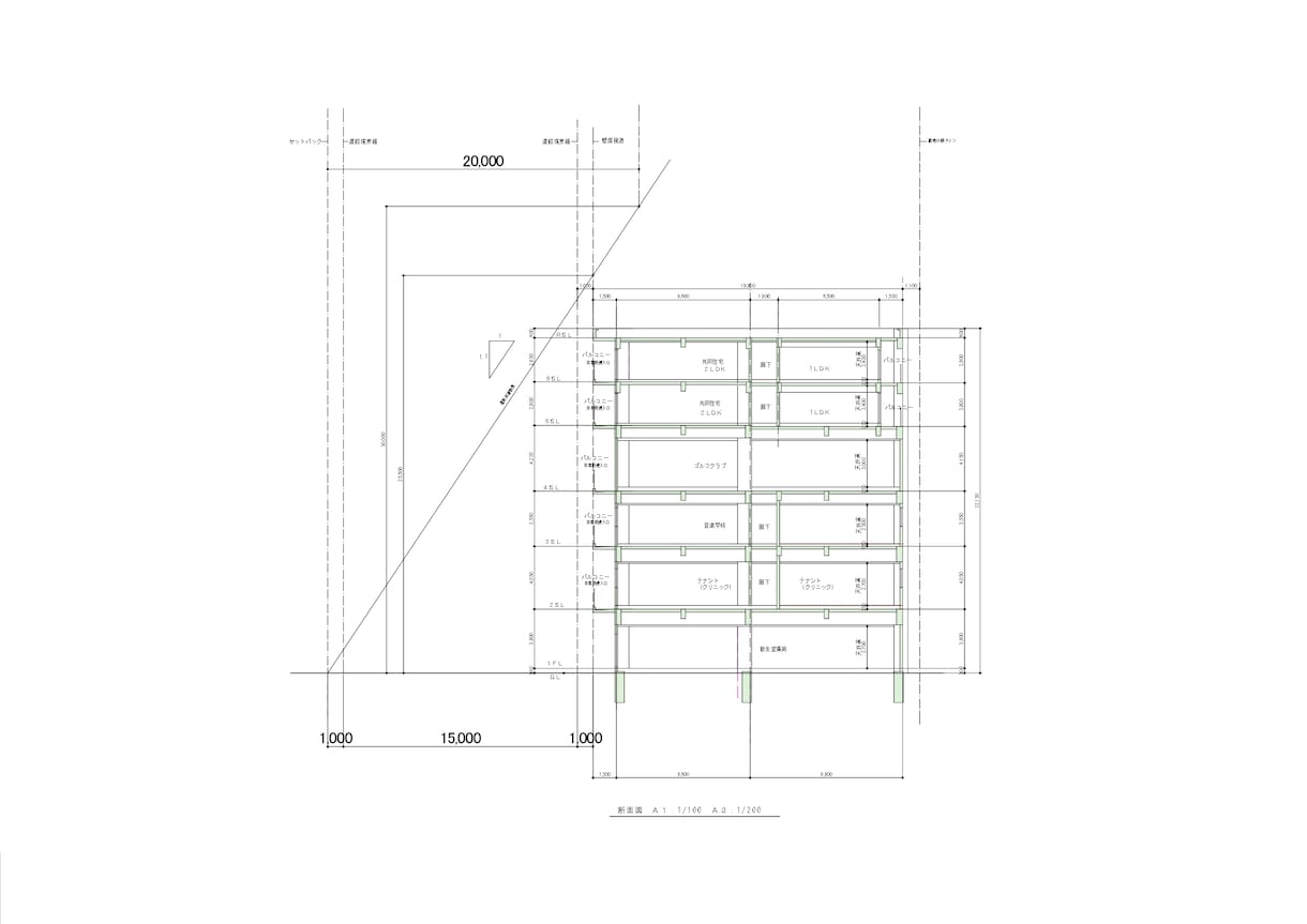 建物のボリュームの検討をおこないます 何階建てまで建築ができるのか知りたい方 イメージ1