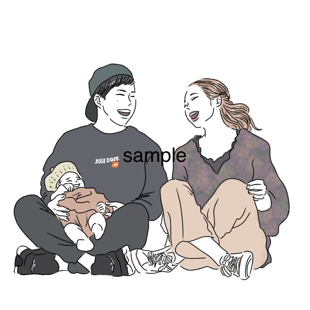 商用OK◎フルカラー 全身イラストをお描きします お洒落でシンプルなSNSアイコン/待ち受け/挿絵etc イメージ9
