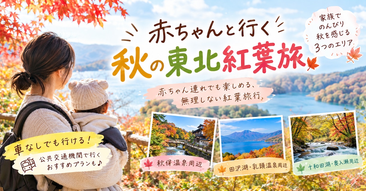 赤ちゃんと楽しい安心な旅のプランをご提案します 旅行は不安もありますよね。無理なく気軽に楽しんでほしいです。 イメージ1