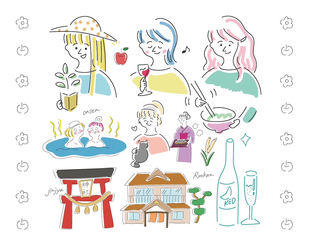ご希望のテイストでイラストマップ・地図作成します イメージに合った地図のテイストについてご相談ください イメージ7
