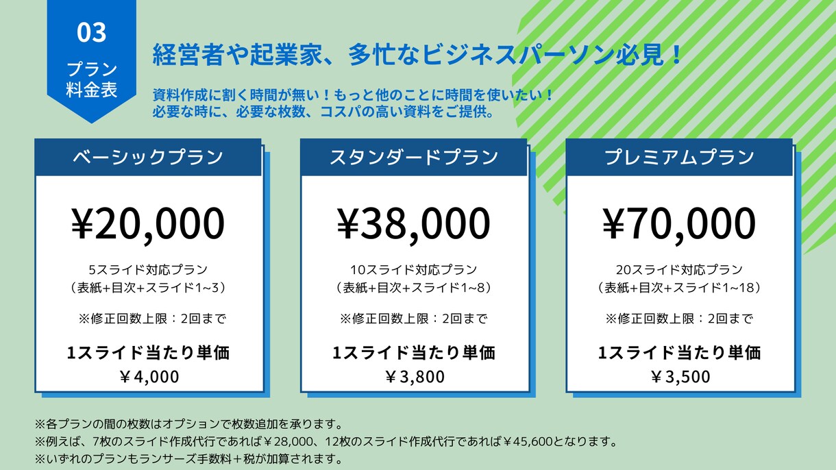 好評！パワーポイント資料作成代行致します 人手不足、事務作業の時間が無いビジネスパーソンの皆様へ！ イメージ4