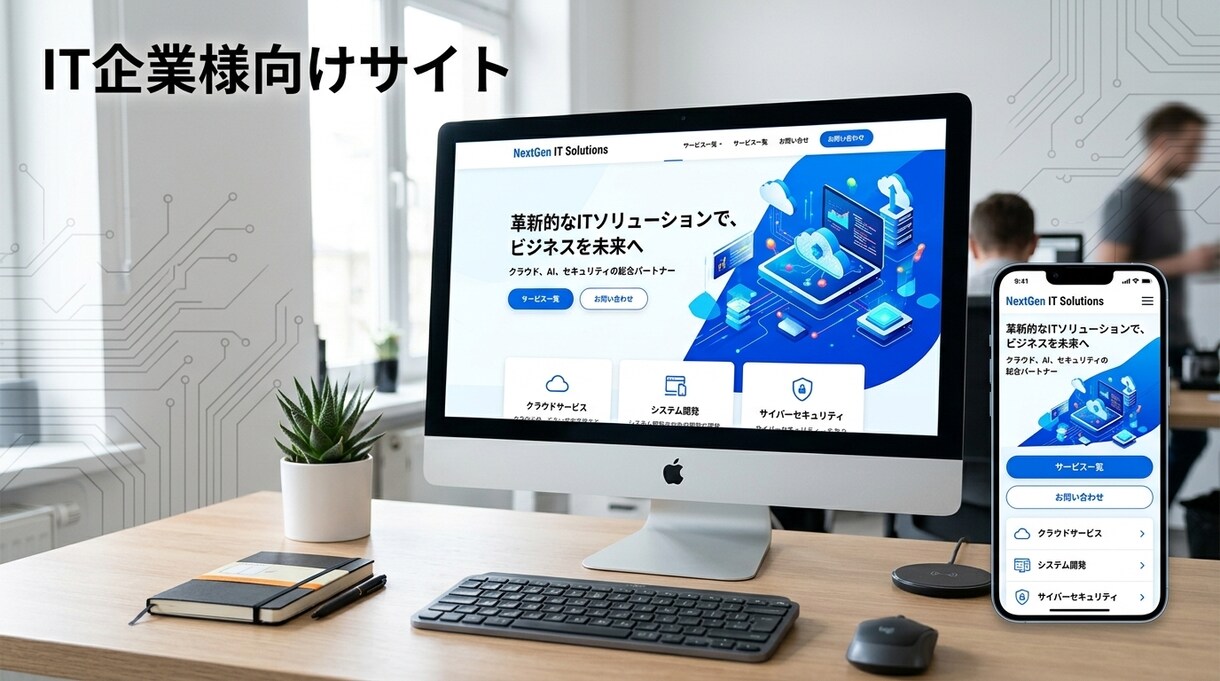 高品質なコーディングで制作洗練されたHPを作ります 初めてでも安心！仮サイトで確認後の購入OK、納品後もサポート イメージ3