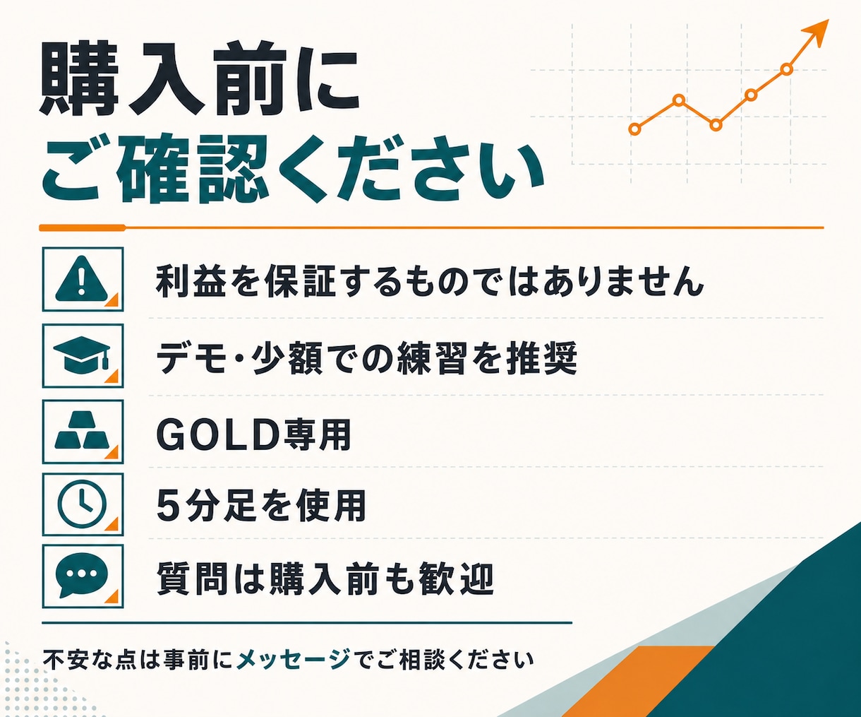 FXで苦しんでいる人に無裁量ゴールド手法教えます トレードすべきか一目で分かる！5分足1画面手法＆サインツール イメージ6