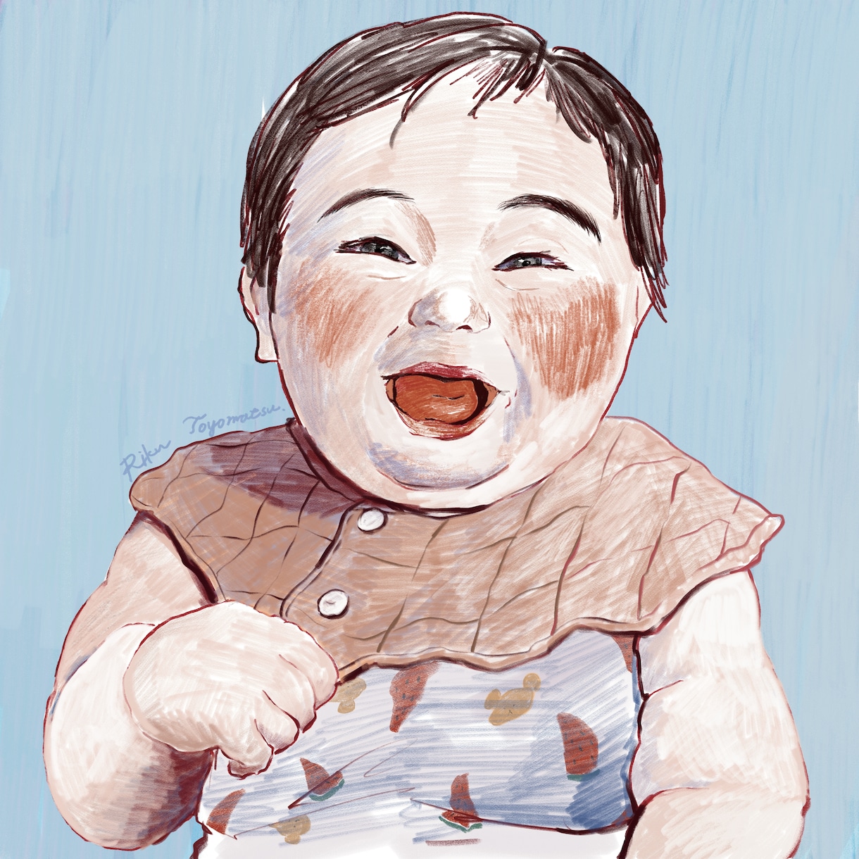 写真からおしゃれに似せる！似顔絵イラスト描きます SNSアイコンや内祝いオリジナルグッズにも イメージ1