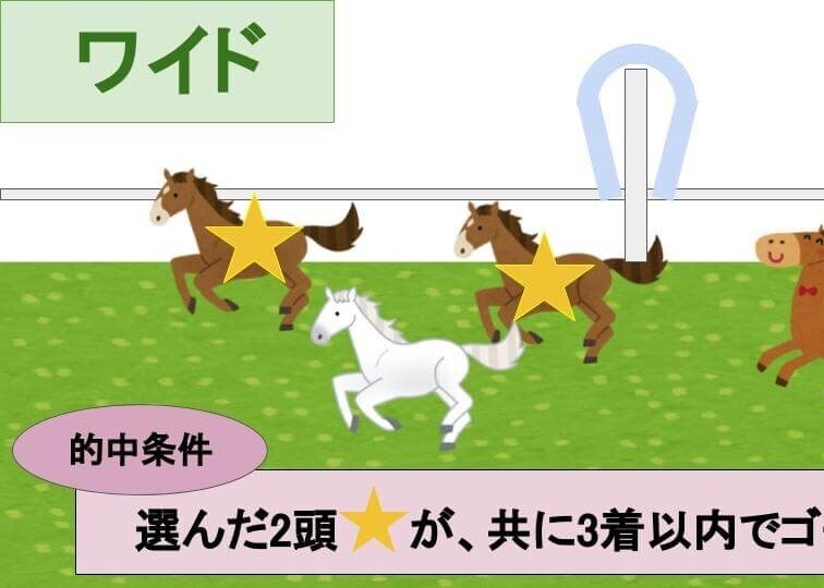 ワイド馬券で誰でも簡単に的中できる方法教えます 少額投資で始められ、競馬が大好きになります イメージ1