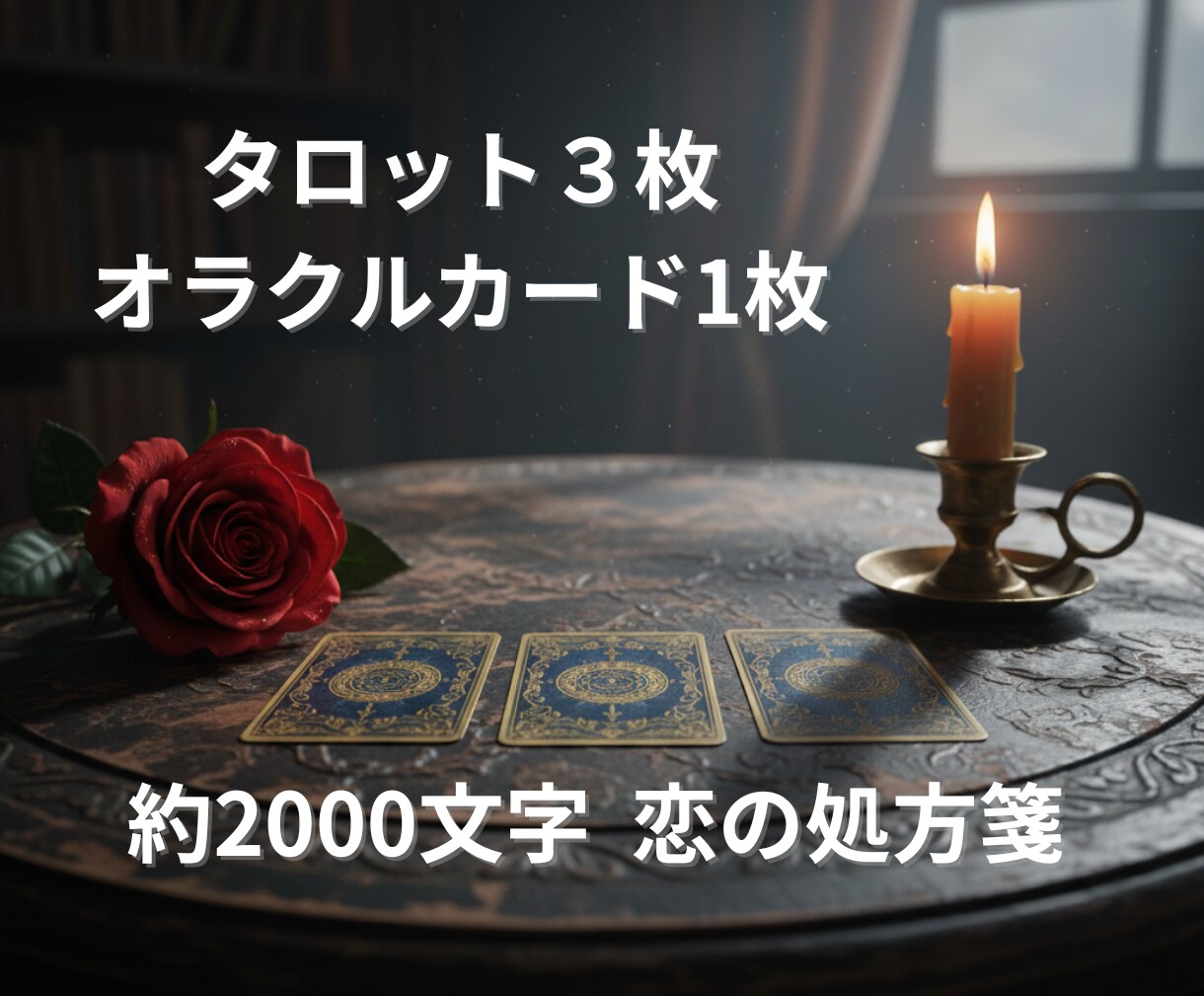 最短24h：魂の深層鑑定。二人の未来を伝えます タロット3枚と海のカードが導く、2千字超の濃密な恋の処方箋 イメージ2