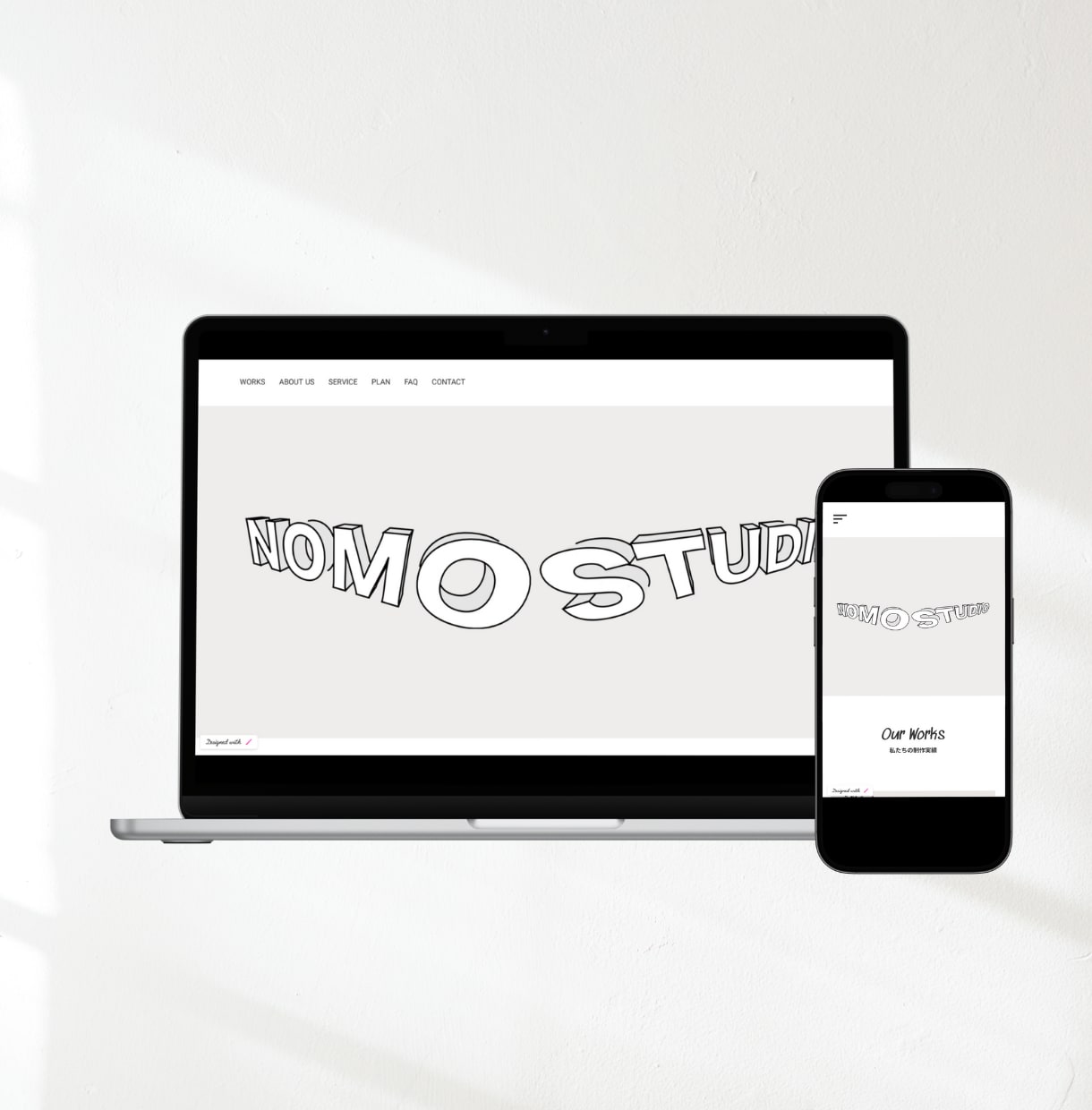 STUDIOでご自身で更新できるサイトを制作します 目的に沿ったオリジナルデザインを制作します イメージ2