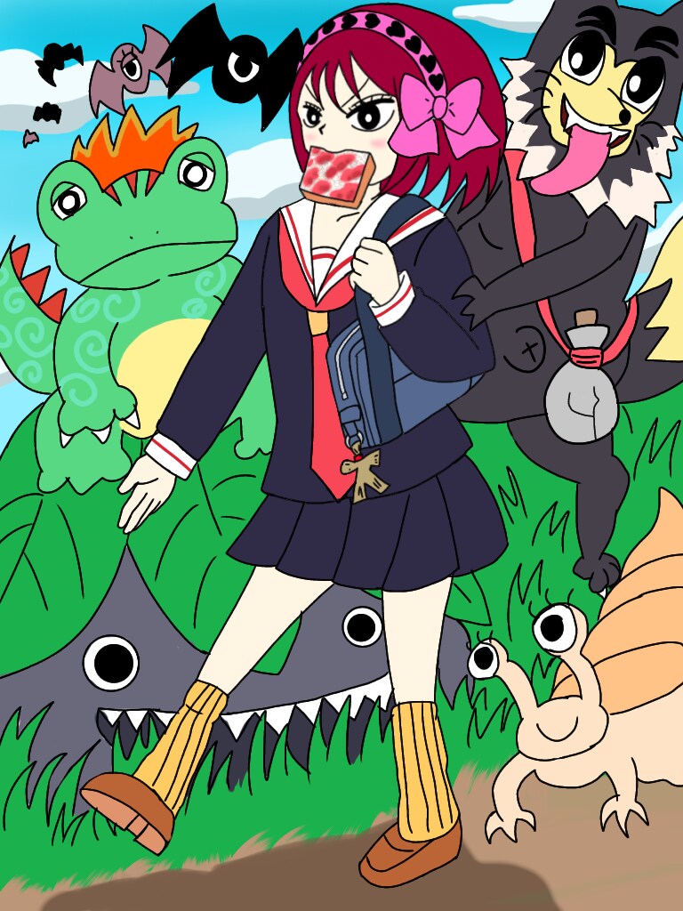 ポップで可愛い人物・動物オリジナルイラスト描きます ビジネス・アイコン・動画・グッズなど様々な用途で制作可能です イメージ2