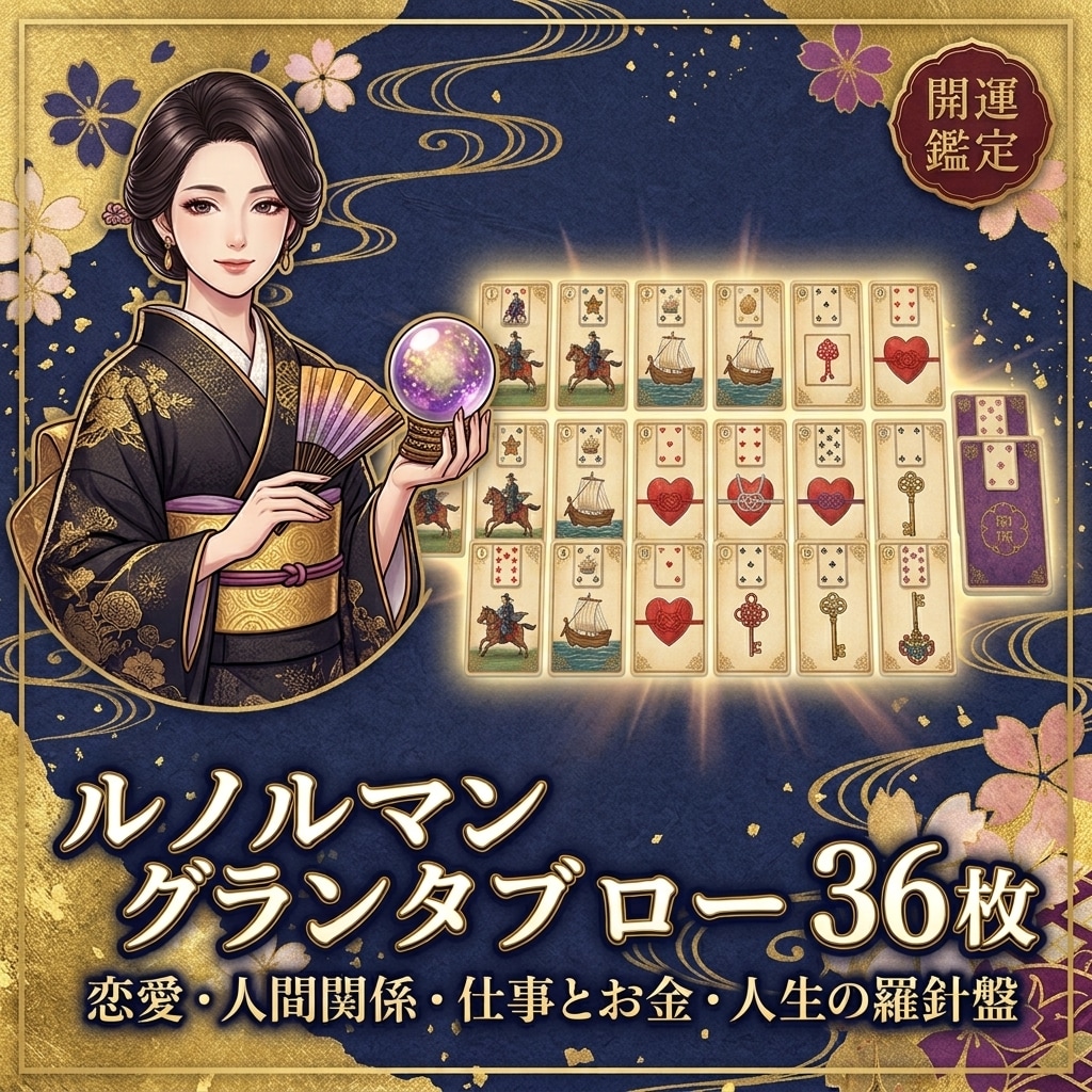鑑定歴10年♡36枚グランタブローで深く霊視します 大人女性♡本音解放占い 恋愛・仕事・人生。あなたの心の奥解放 イメージ2