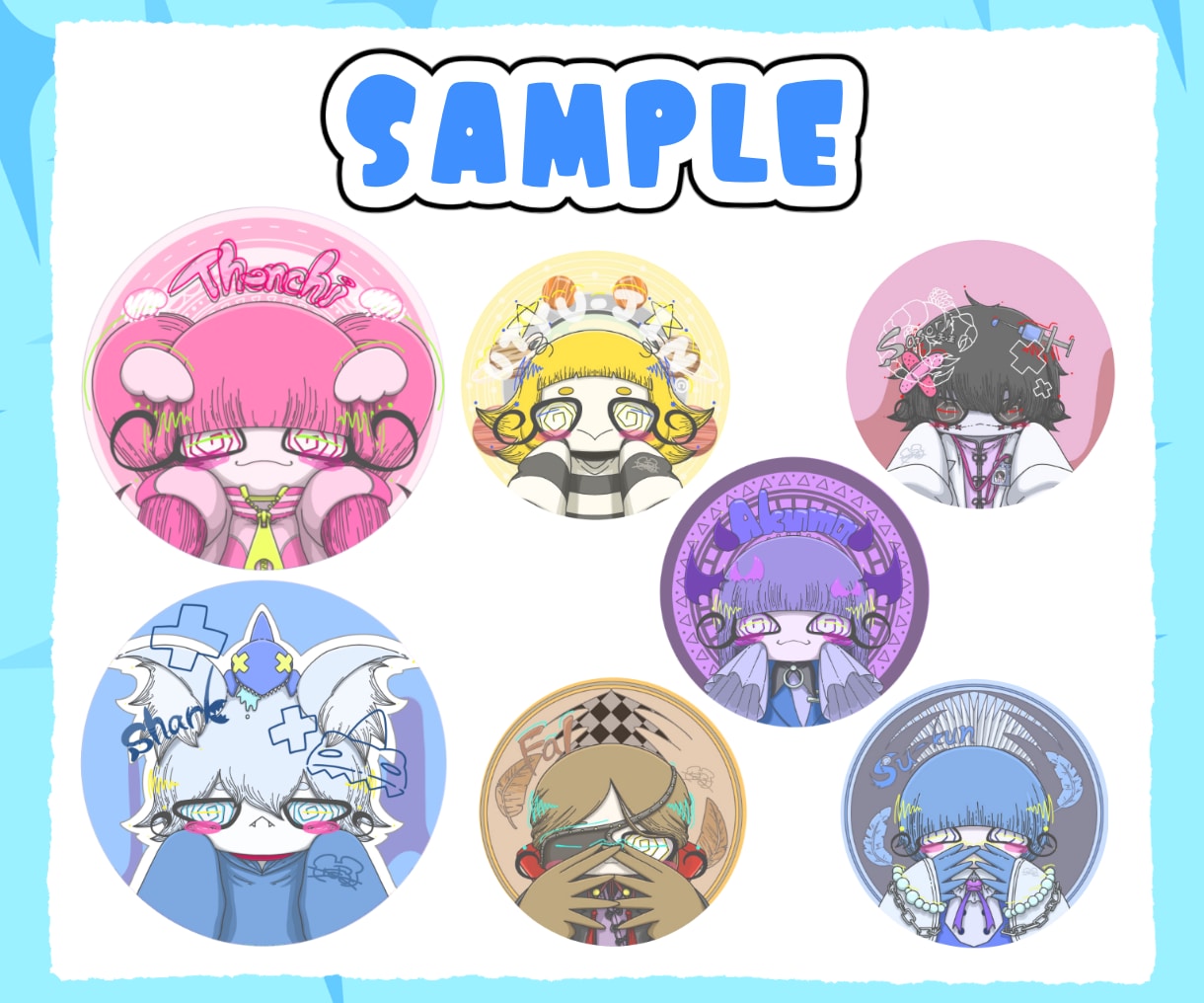 カートゥーン風！SDキャラ・ミニキャラ描きます 色鮮やか・ポップなSDキャラをかわいく仕上げます!! イメージ8