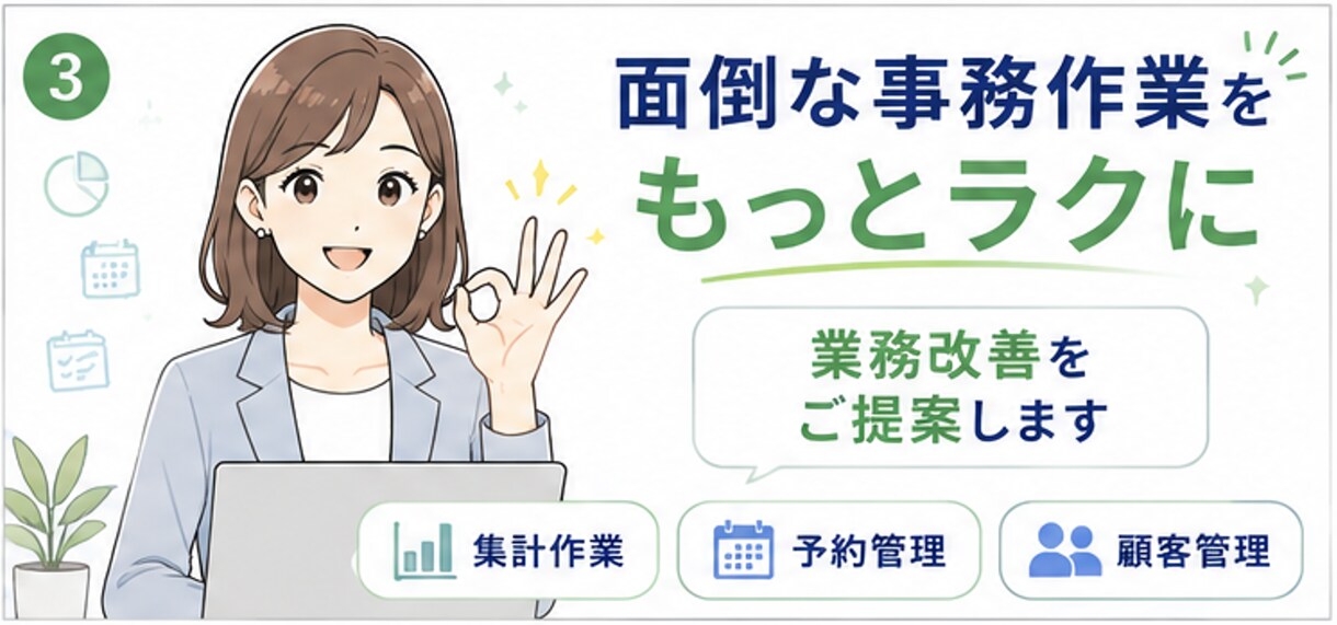 飲食店・美容室の業務改善を提案します 現場経験を活かし改善案をご提案 イメージ4