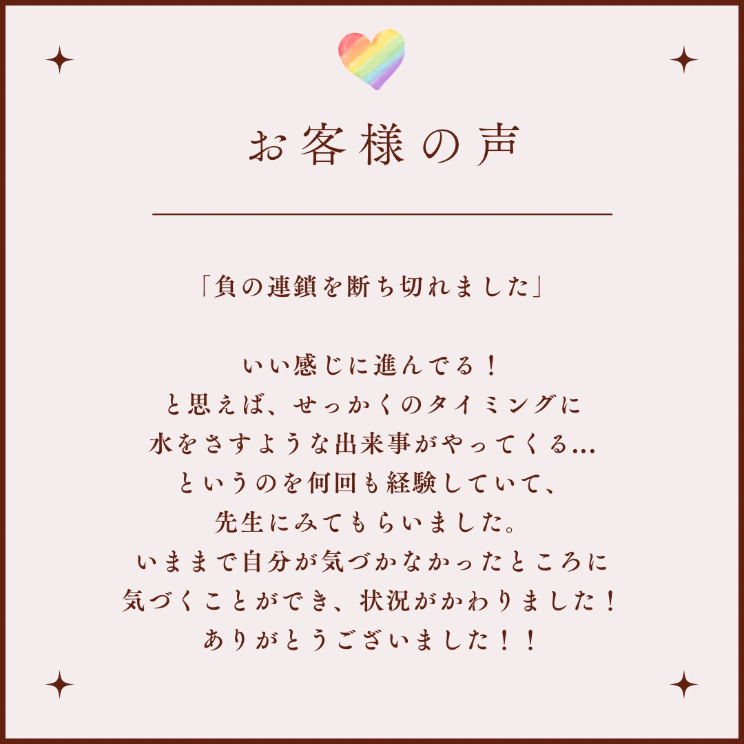 ご購入後、24時間以内に占います ズバッと！ワンコイン霊視鑑定！！ イメージ10
