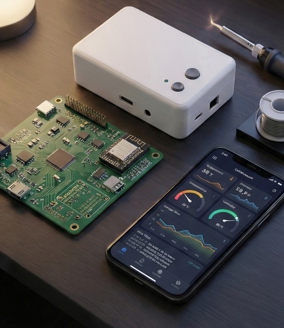 電子工作・ガジェットの実現方法を一緒に考えます デバイス単体でもスマホ・PC連携等のシステムでも対応可能 イメージ1