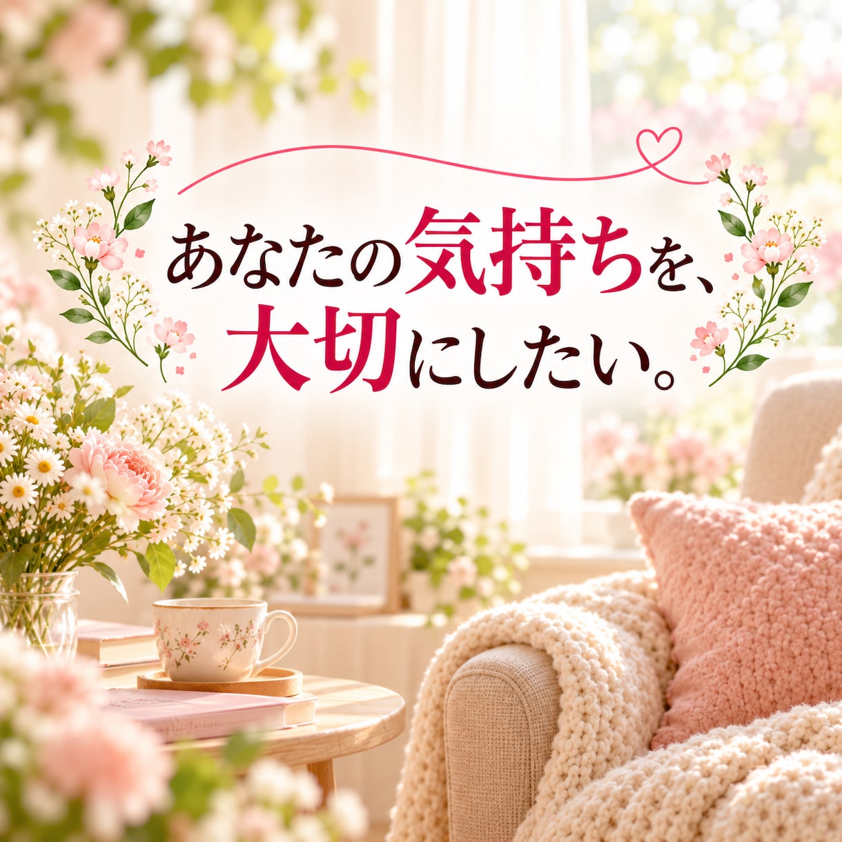 つらい気持ちやモヤモヤをやさしく丁寧にお聴きします 5分だけでも大丈夫。20年以上女性の心に寄り添ってきました。 イメージ8