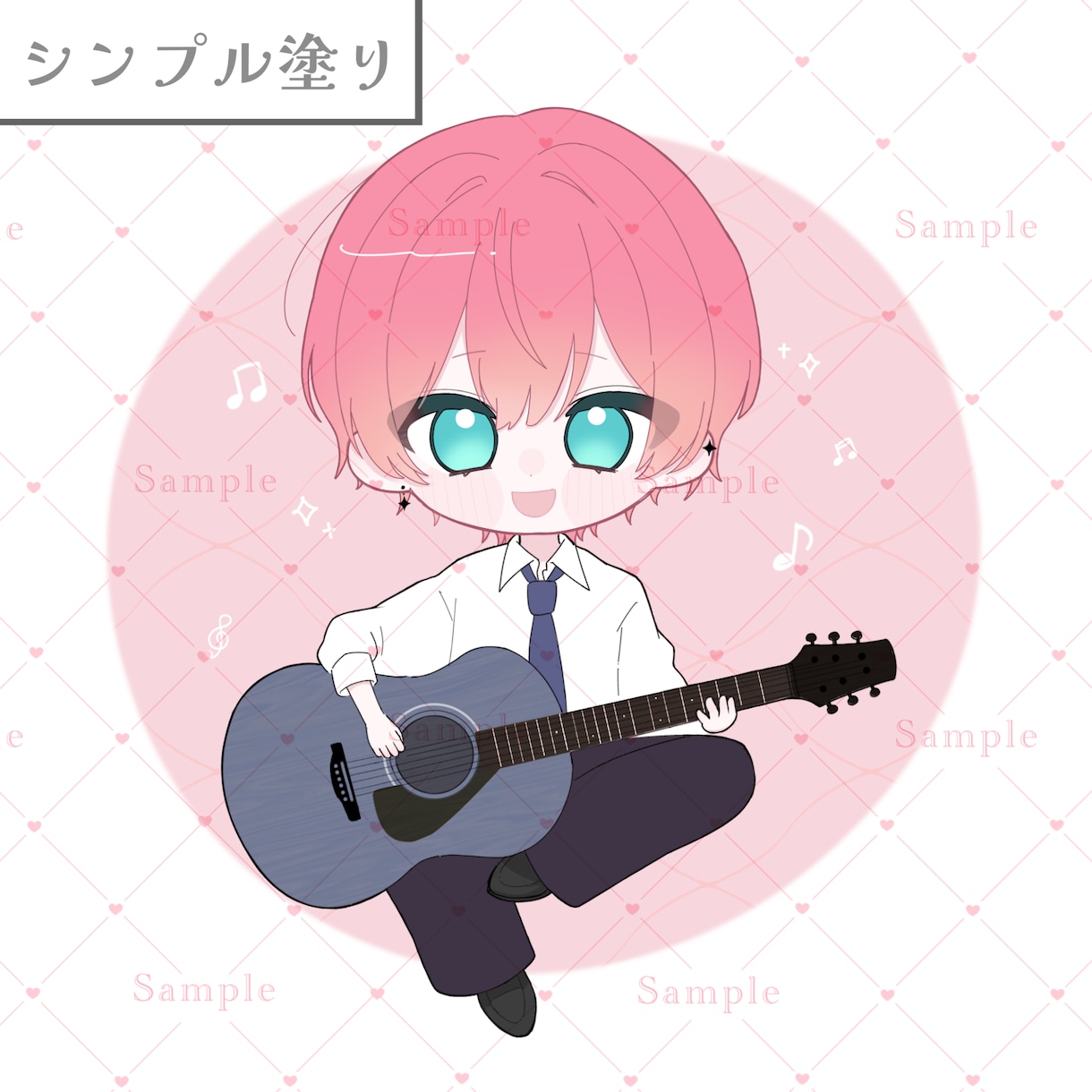 SD / ミニキャライラストを制作します SNSアイコン、配信、グッズなどに！ イメージ2