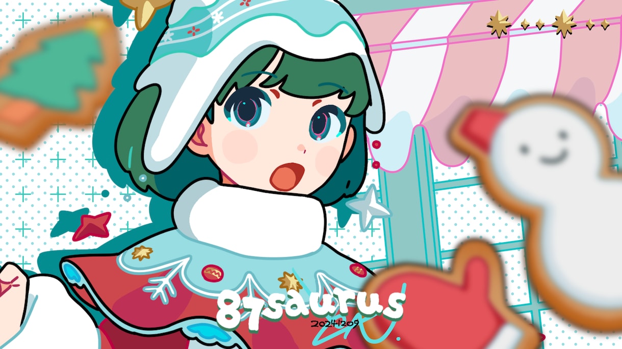 動画/プレゼント/グッズ等のイラスト作成します 動画サムネイルやヘッダー、動画用イラストなど イメージ1