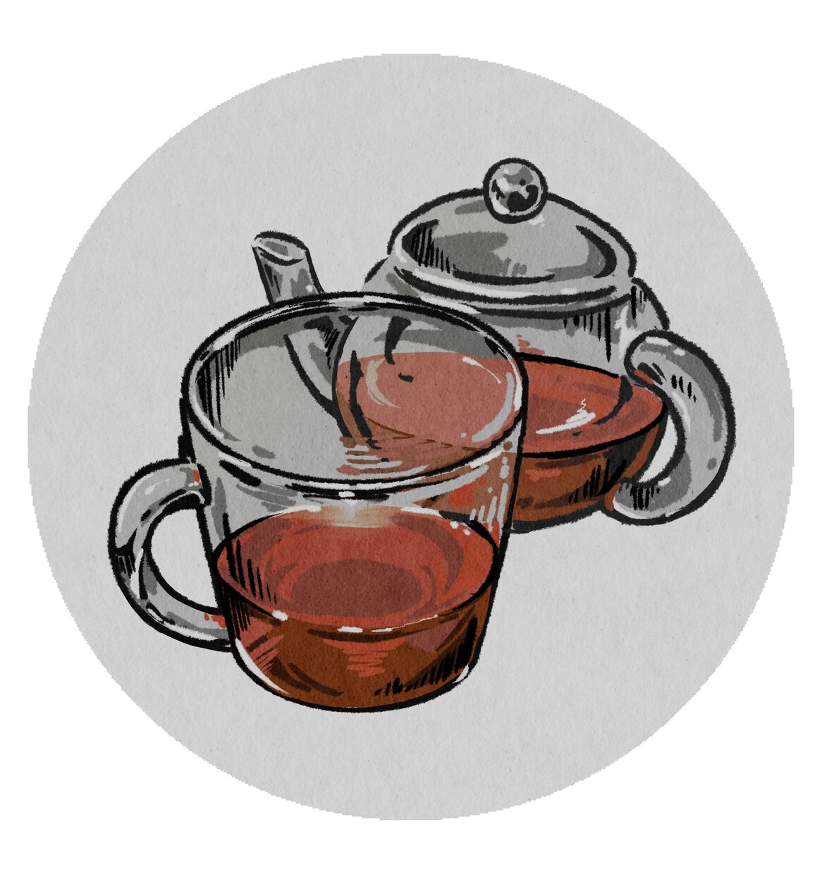 絵本風でダークファンタジーなアイコンを描きます 少し個性的で暗い雰囲気、お任せ下さい。 イメージ4