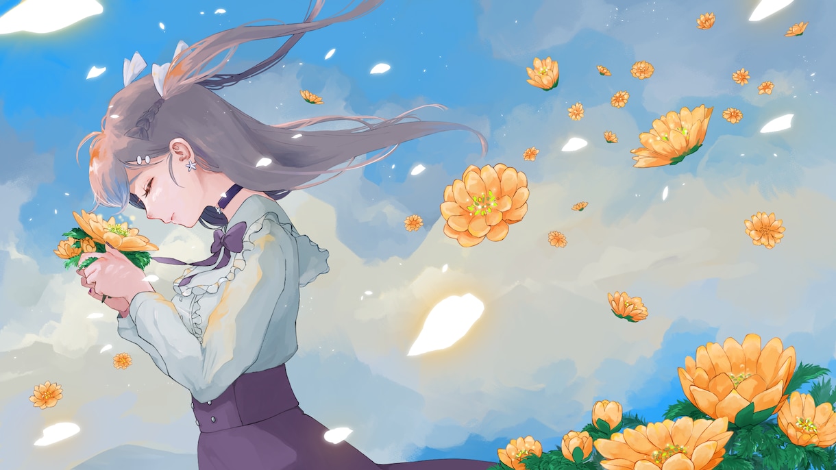 MVイラストや表紙に!素敵な一枚絵作成いたします 目を惹かれる個性的な一枚絵の作成 イメージ1
