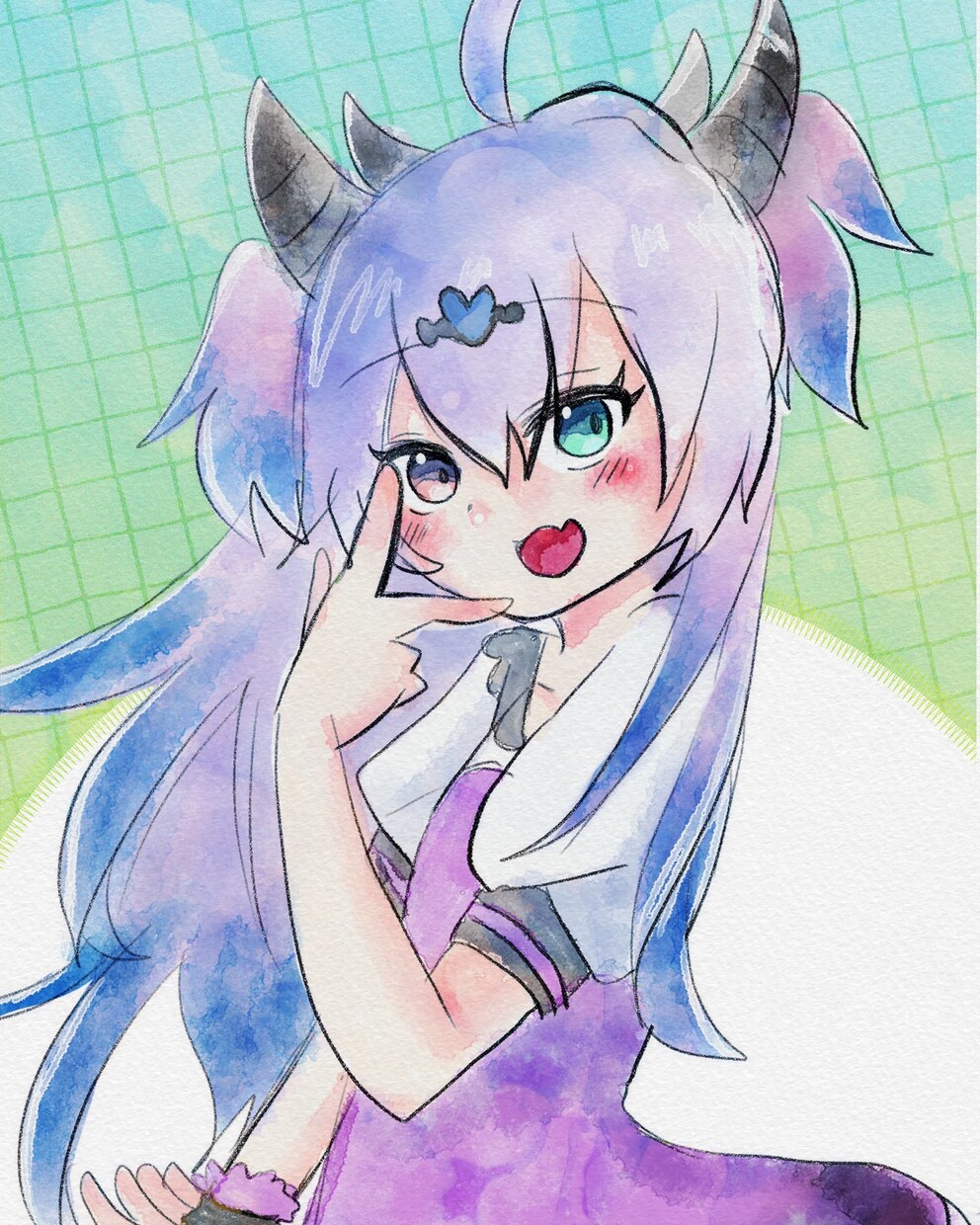 可愛い女の子やケモノのイラスト描きます 水彩風や厚塗りなど様々な塗りがお選びいただけます イメージ5