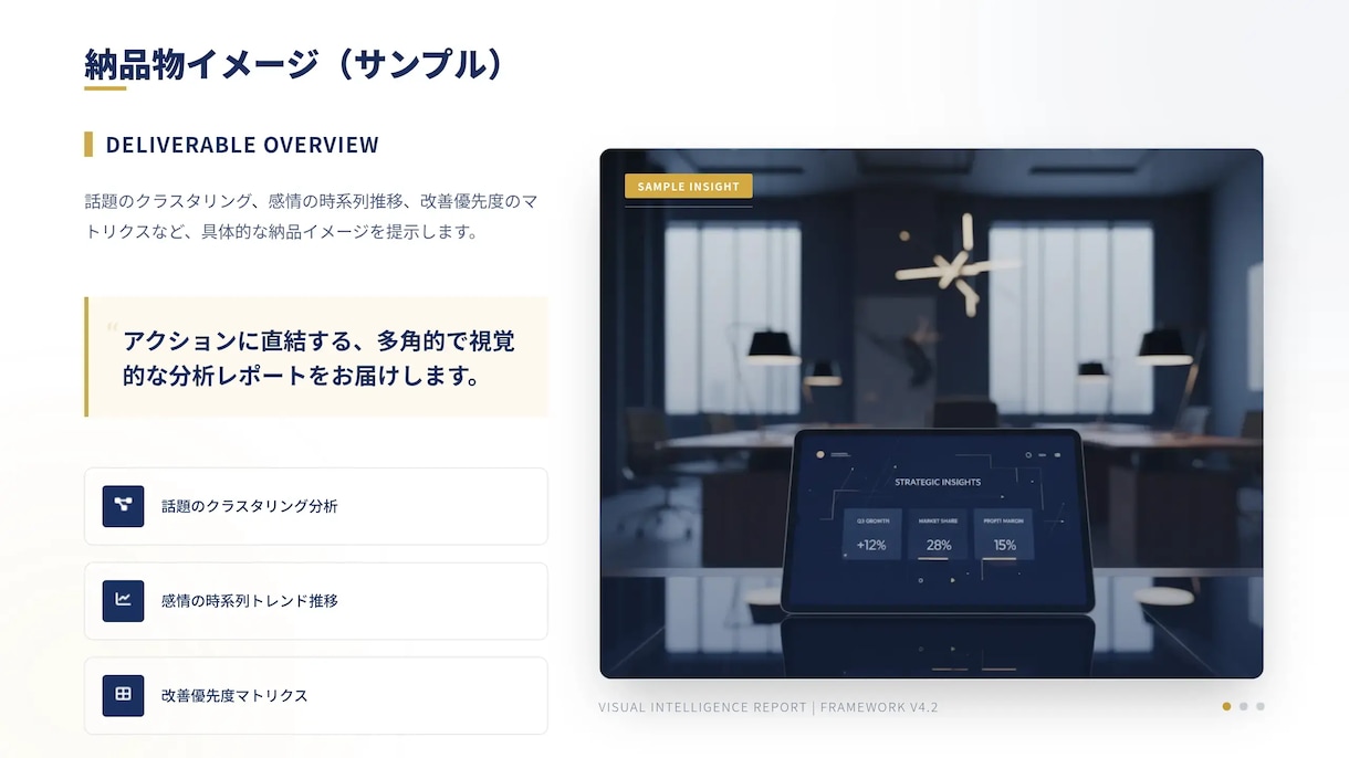 レビュー・SNSで顧客洞察抽出します 定量×定性で“買う理由”を見える化します イメージ7