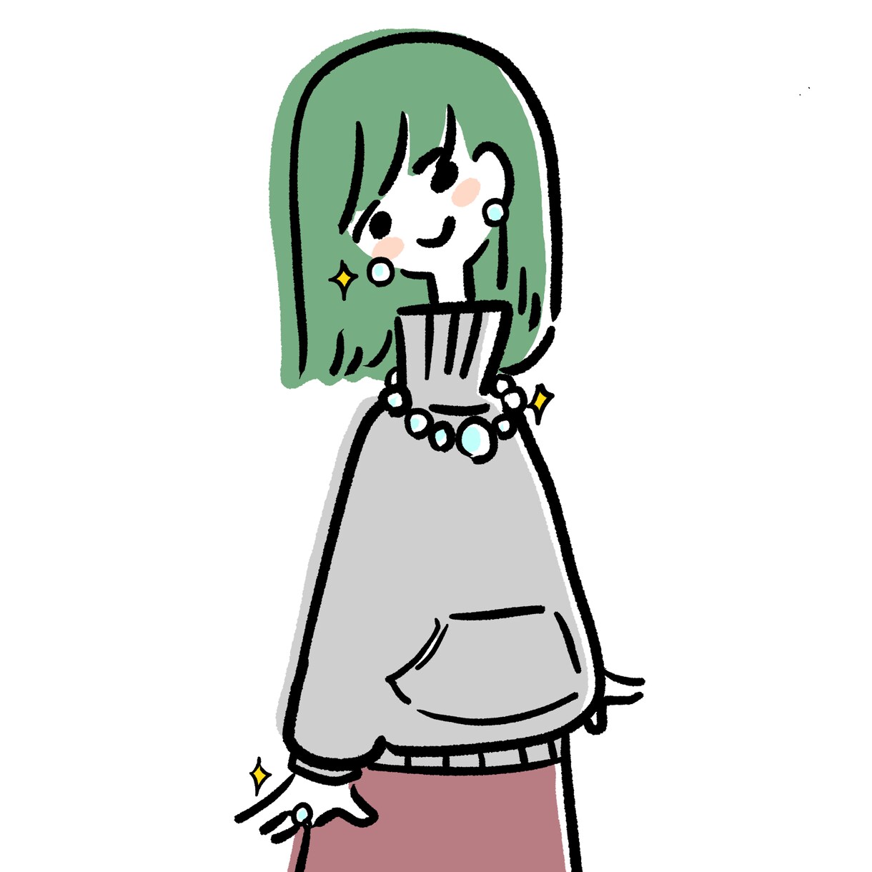 ゆるゆるなかわいい似顔絵作成します ゆるくて可愛い！なんとなく似てる！な似顔絵です イメージ6